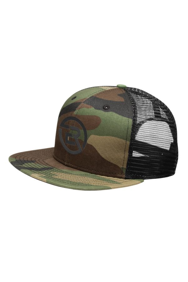 Camo Black circle Logo